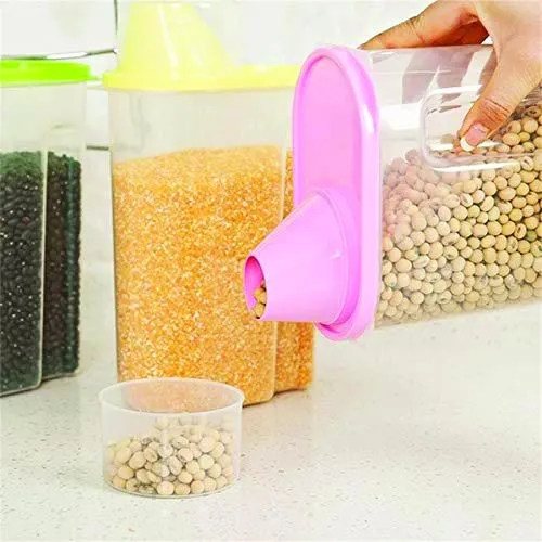 0603 Cereal Storage Container With Measuring Cup For Kitchen Storage