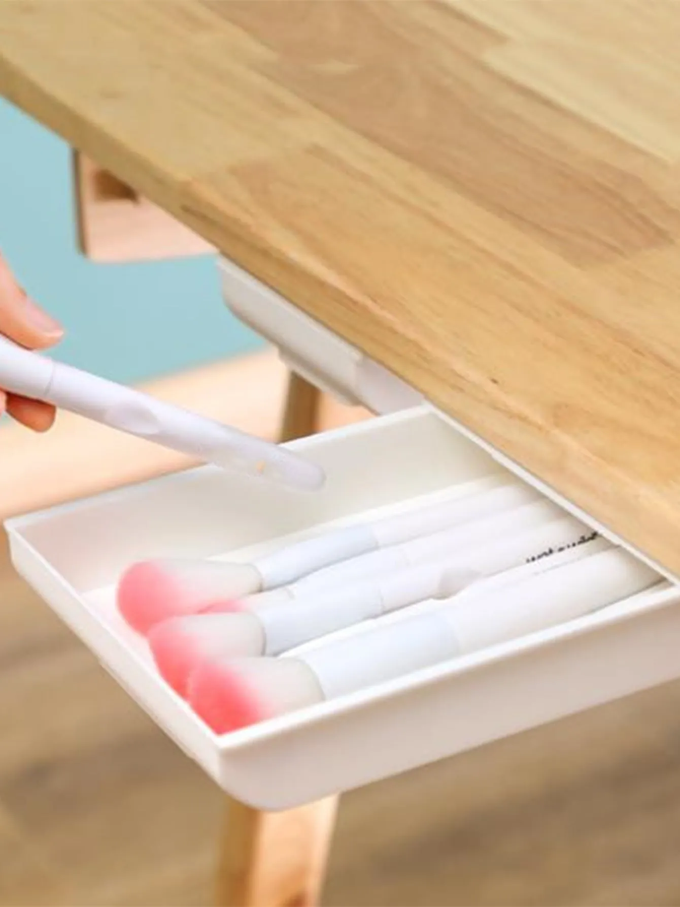 1pc Hidden Drawer Storage Box