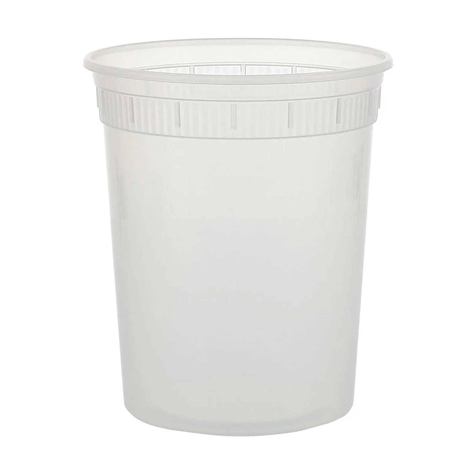 32 oz. Clear Bulk Deli Containers, Case of 480 (No Lids)