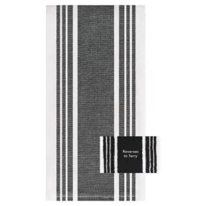 All-Clad Striped Dual Kitchen Towel – Black