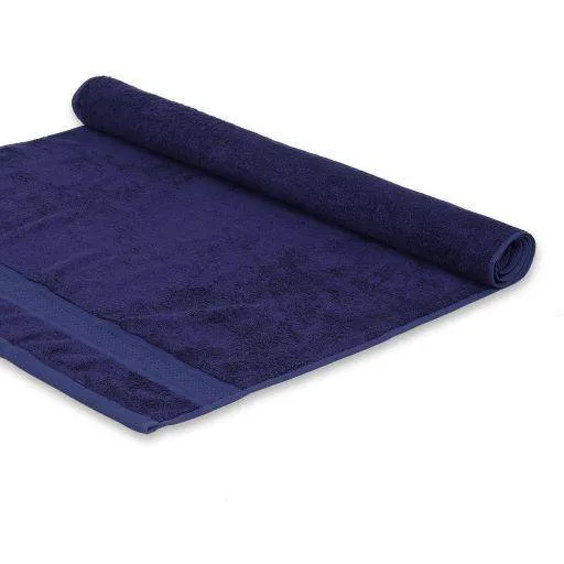 Bamboo Bath Towel Absorbent Super Soft 600 GSM - Navy Large