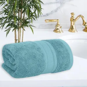 Bamboo Bath Towel Absorbent Super Soft 600 GSM - Turquoise Large