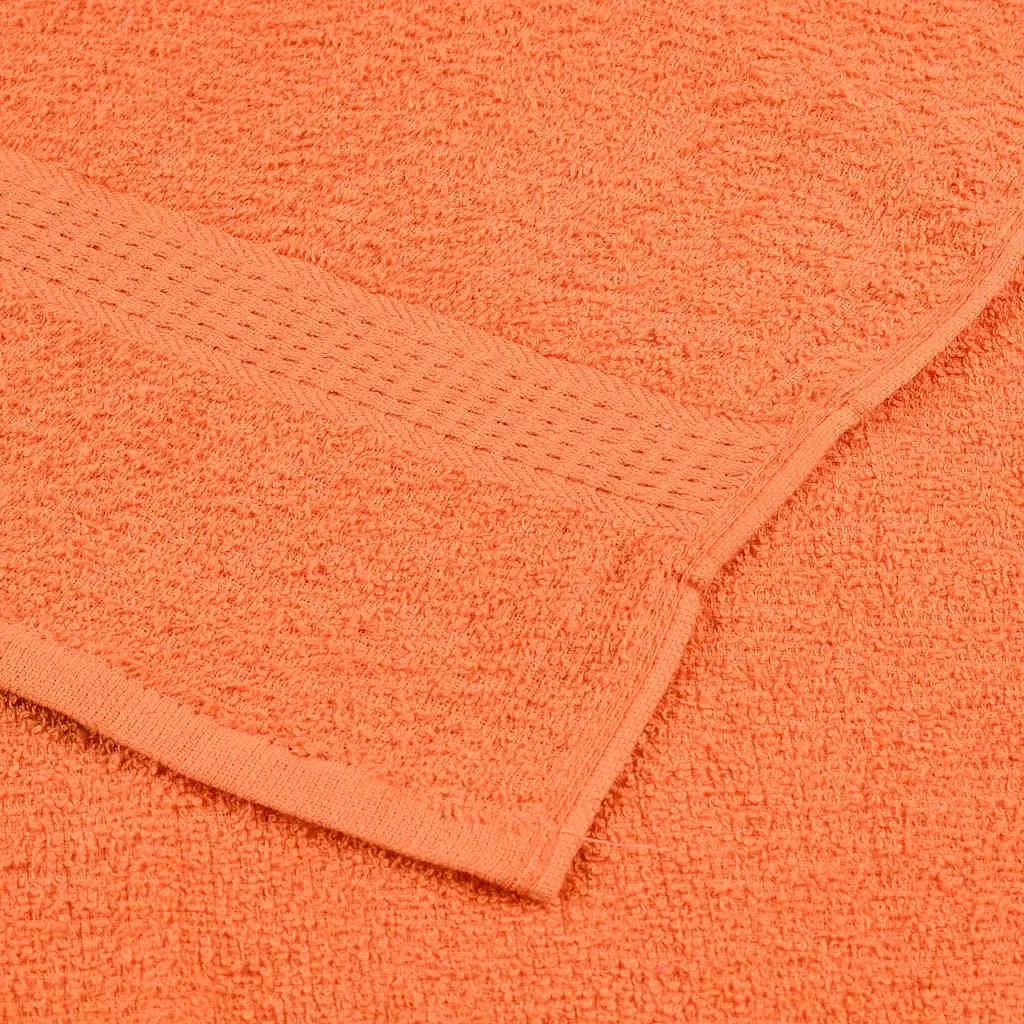 Bath Towels 4 pcs Orange 100x150 cm 360 gsm 100% Cotton