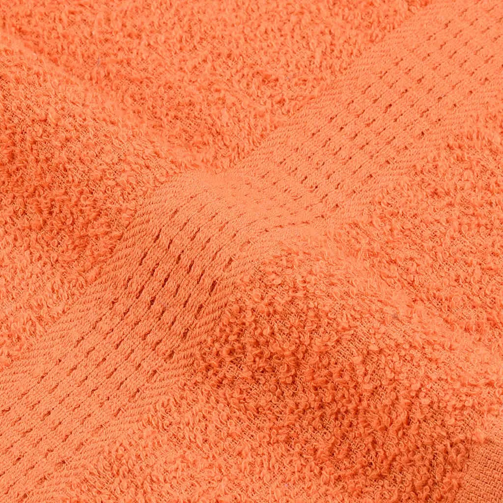 Bath Towels 4 pcs Orange 100x150 cm 360 gsm 100% Cotton