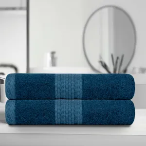 BePlush Zero Twist Bamboo Hand Towels Set of 2 : Ultra Soft, Highly Absorbent, Quick Dry, Anti Bacterial Napkins for Hand Towel || 450 GSM, 40 X 60 cms (2, Rust)