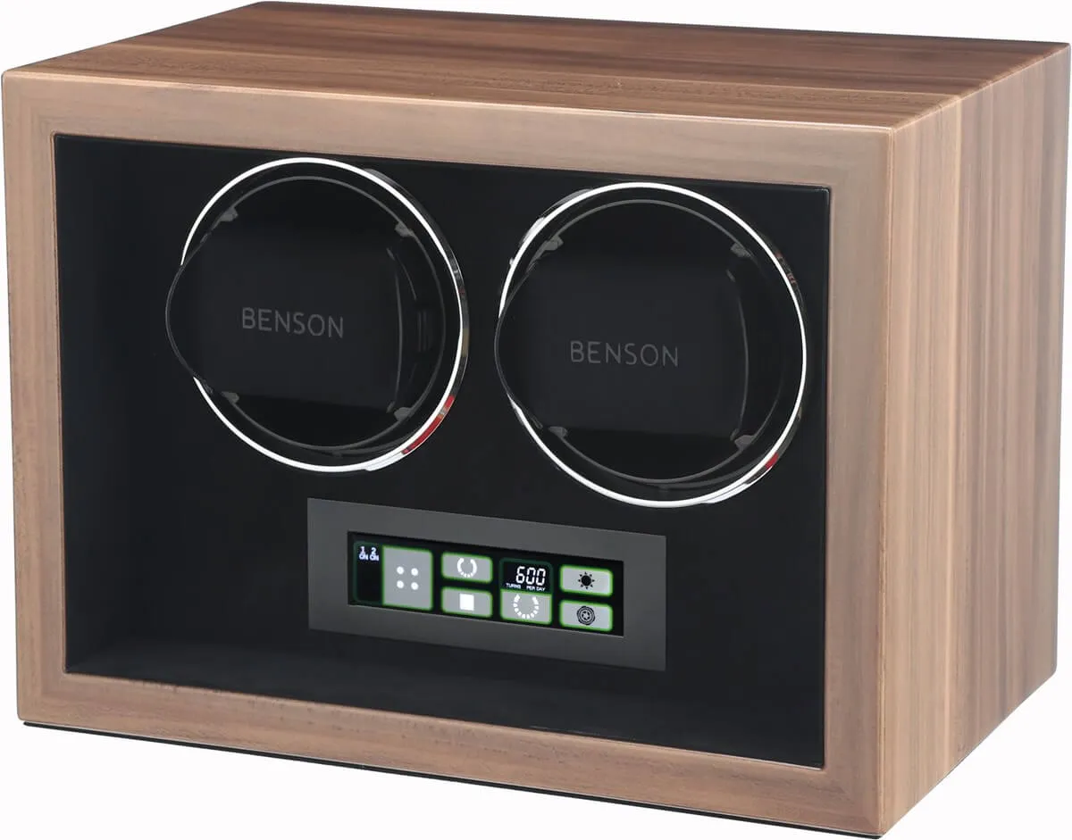 BSN Watch Winder Compact Double 2.WAS Brown