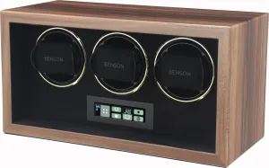 BSN Watch Winder Compact Triple 3.WAG Brown