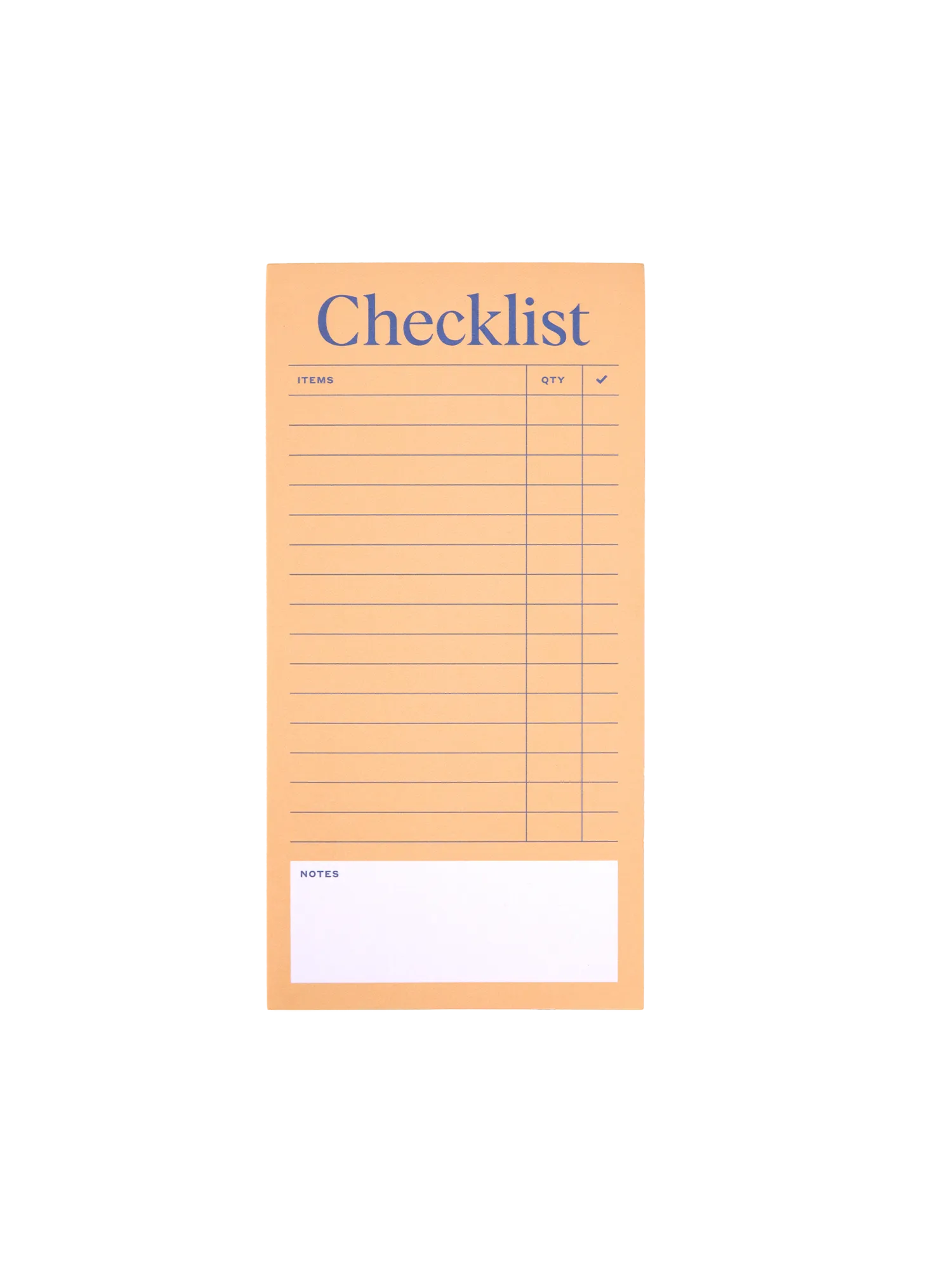 Checklist Notepad