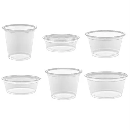 Dart Conex Portion Containers & Lids-Clear(1 oz.)