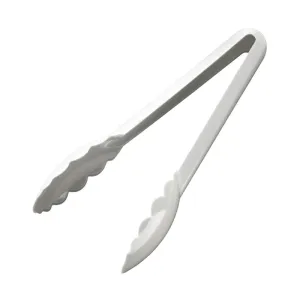 FA896 Matfer Bourgeat Exoglass Tongs White 9"