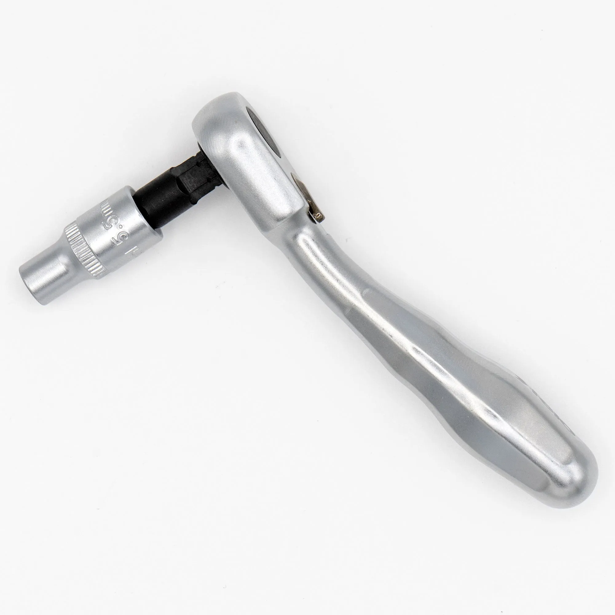 Felo 61569 XS Pocket Sized Bit Ratchet with 1/4" Drive Socket Adapter