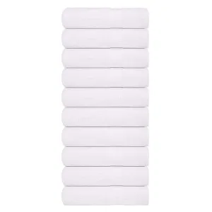 Hand Towels 10 pcs White 50x100 cm 360 gsm 100% Cotton