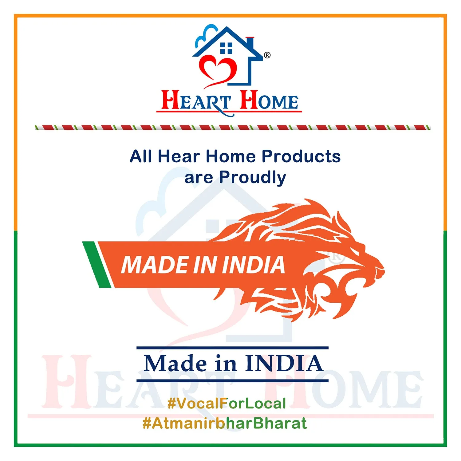 Heart Home Large Plastic Masala Box with 6 Containers & 1 Spoon- Pack of 2 (Light Brown)-HS43HEARTH25903