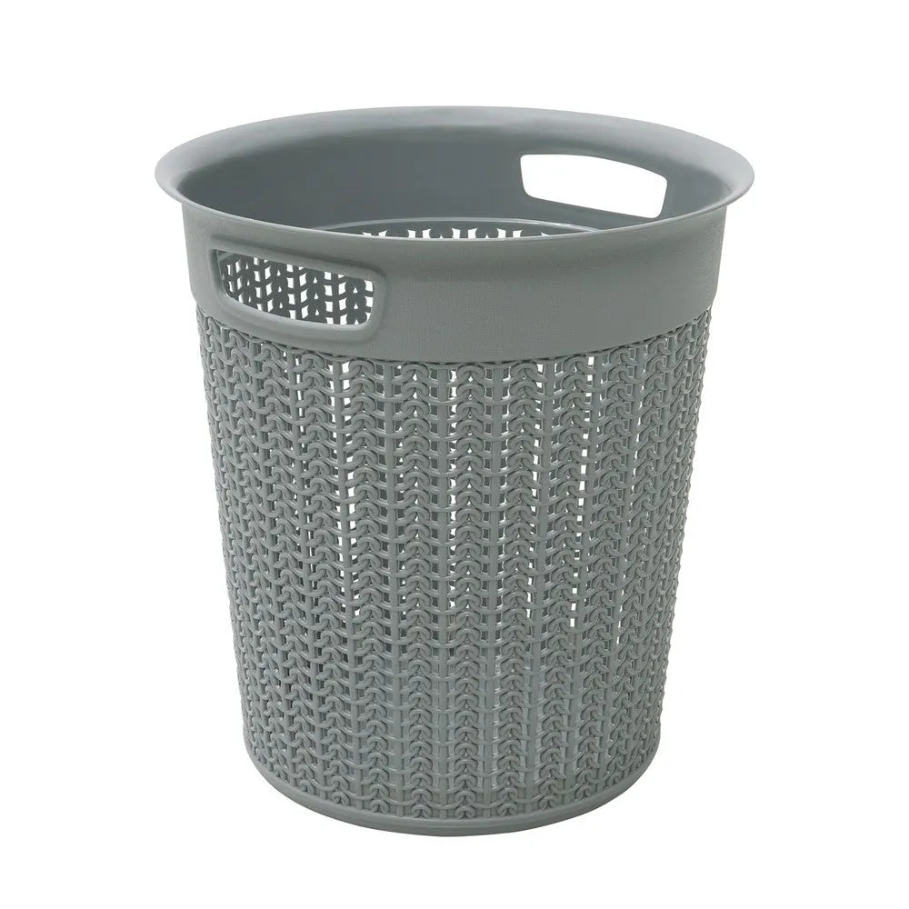 JVL Loop Round Bin Grey 12L