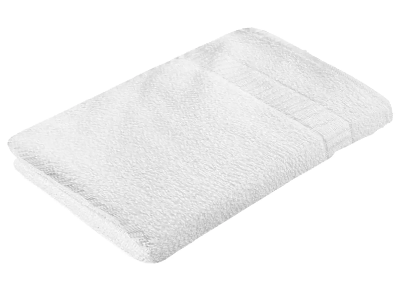 Kuber Industries Medium Size Cotton Face Towel, 30"x18"- Pack of 2 (White) -HS43KUBMART26621