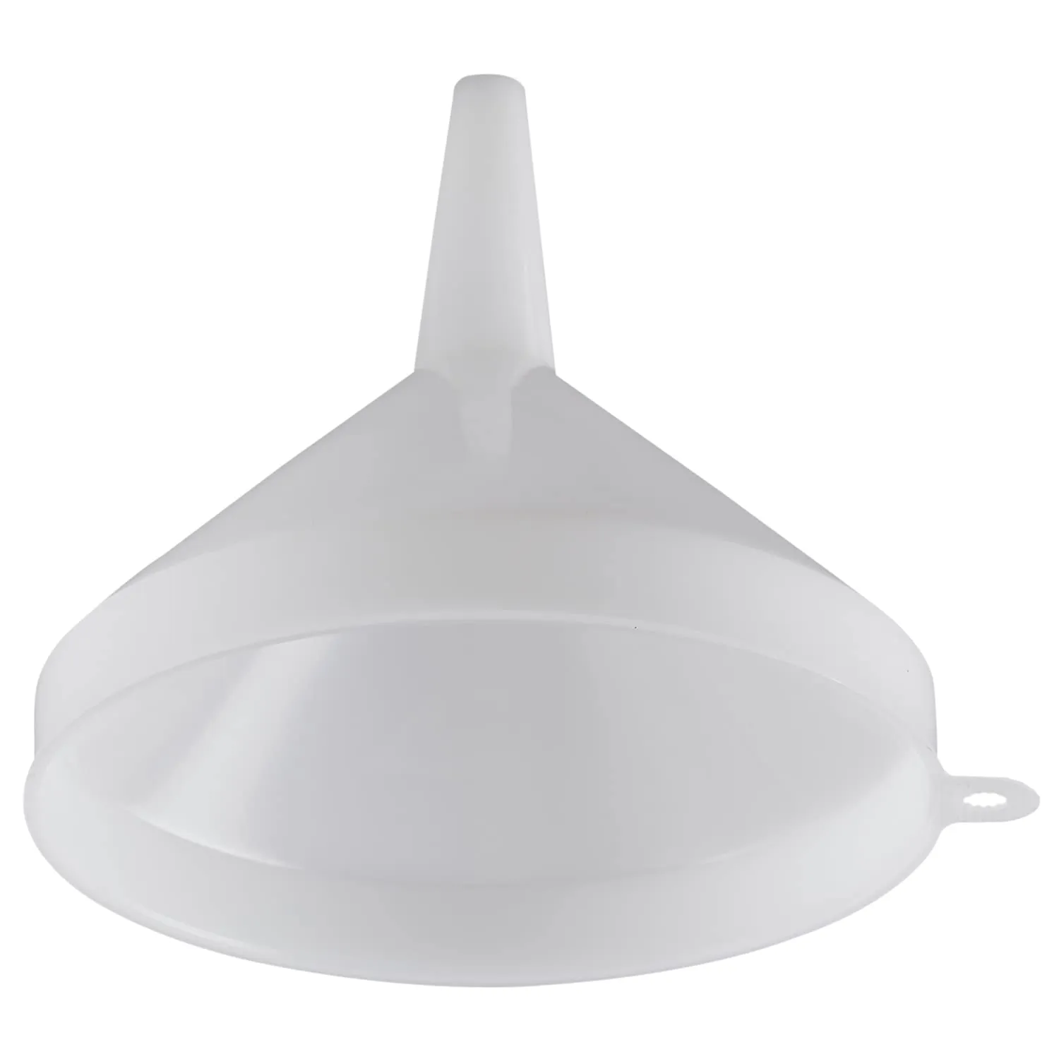 Kuber Industries Wide-Mouth Plastic Funnel for Quick and Clean Transferring Liquids, Between Pitchers, Bottles, Cans and Containers (Tranasparent) -50KM01122