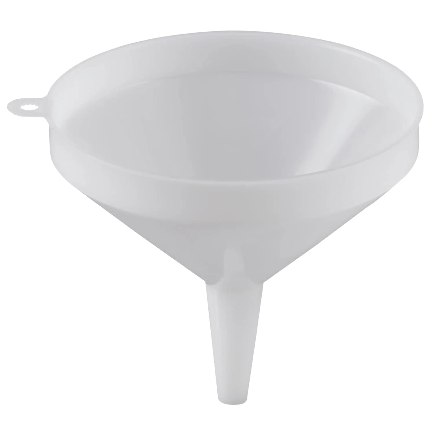 Kuber Industries Wide-Mouth Plastic Funnel for Quick and Clean Transferring Liquids, Between Pitchers, Bottles, Cans and Containers (Tranasparent) -50KM01122