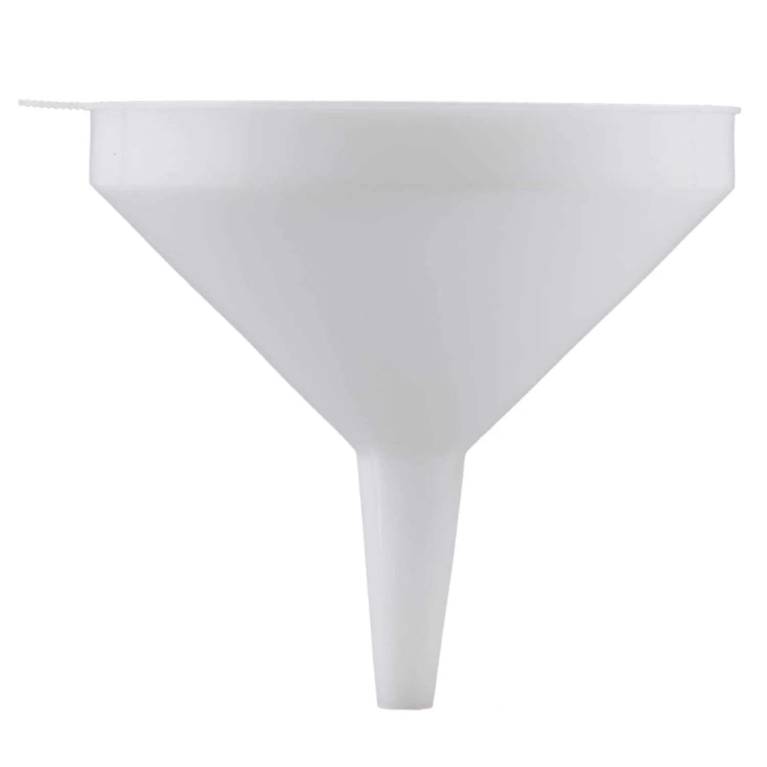 Kuber Industries Wide-Mouth Plastic Funnel for Quick and Clean Transferring Liquids, Between Pitchers, Bottles, Cans and Containers (Tranasparent) -50KM01122