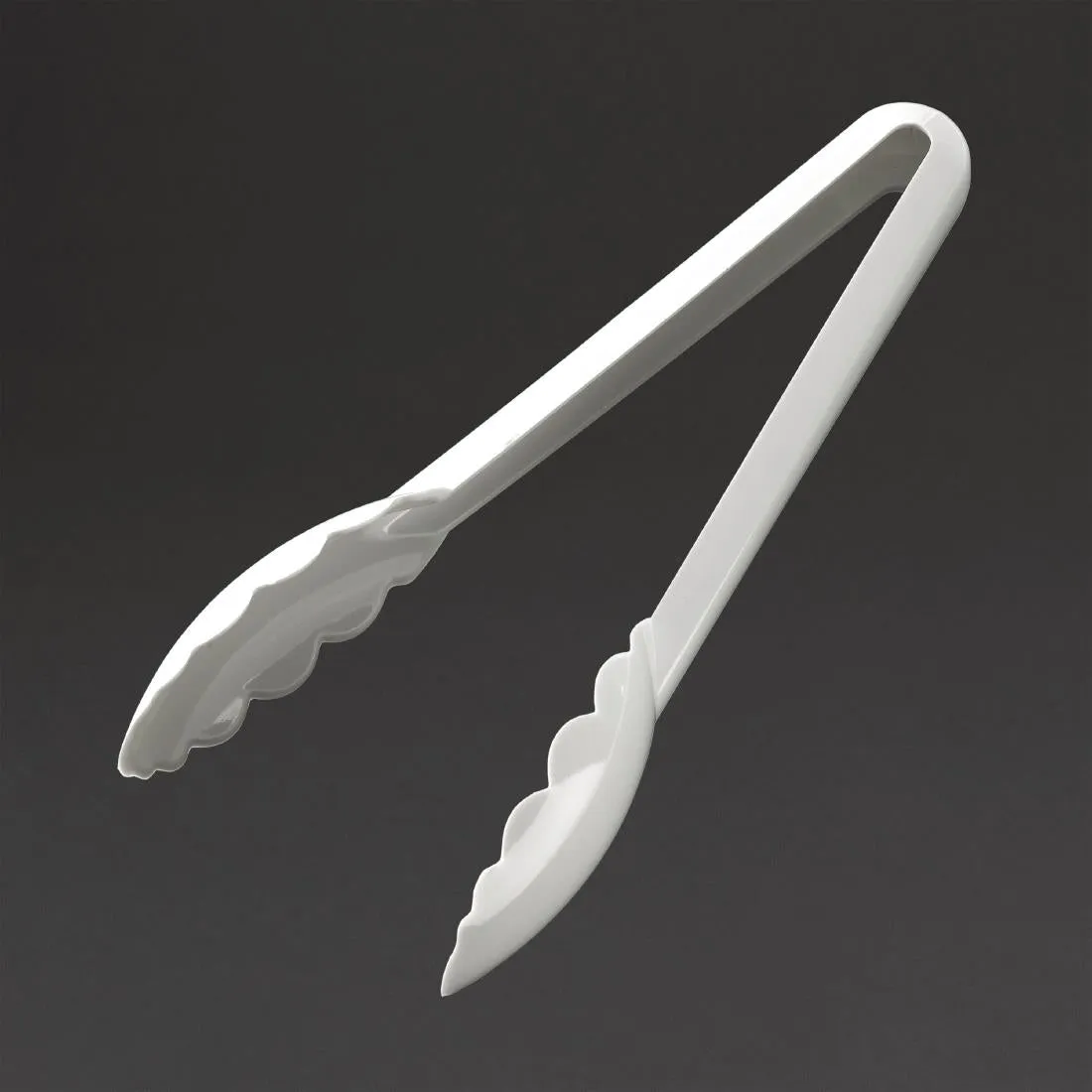 Matfer Bourgeat Exoglass Tongs White 9" - FA896