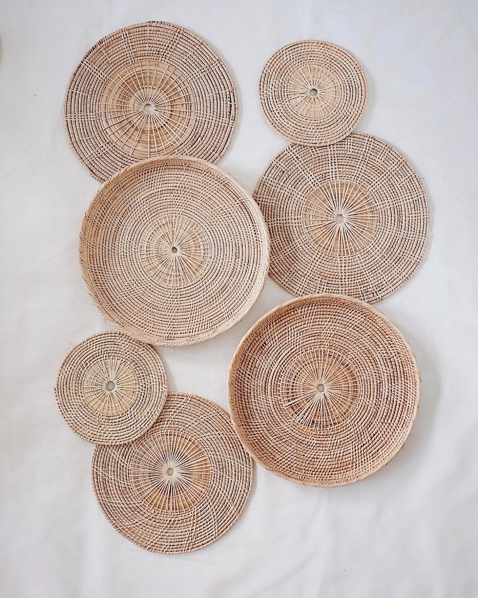 No.20 Basket Wall Hanging Set of 7