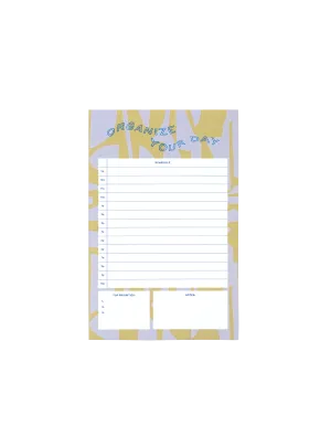 Organize Your Day Notepad