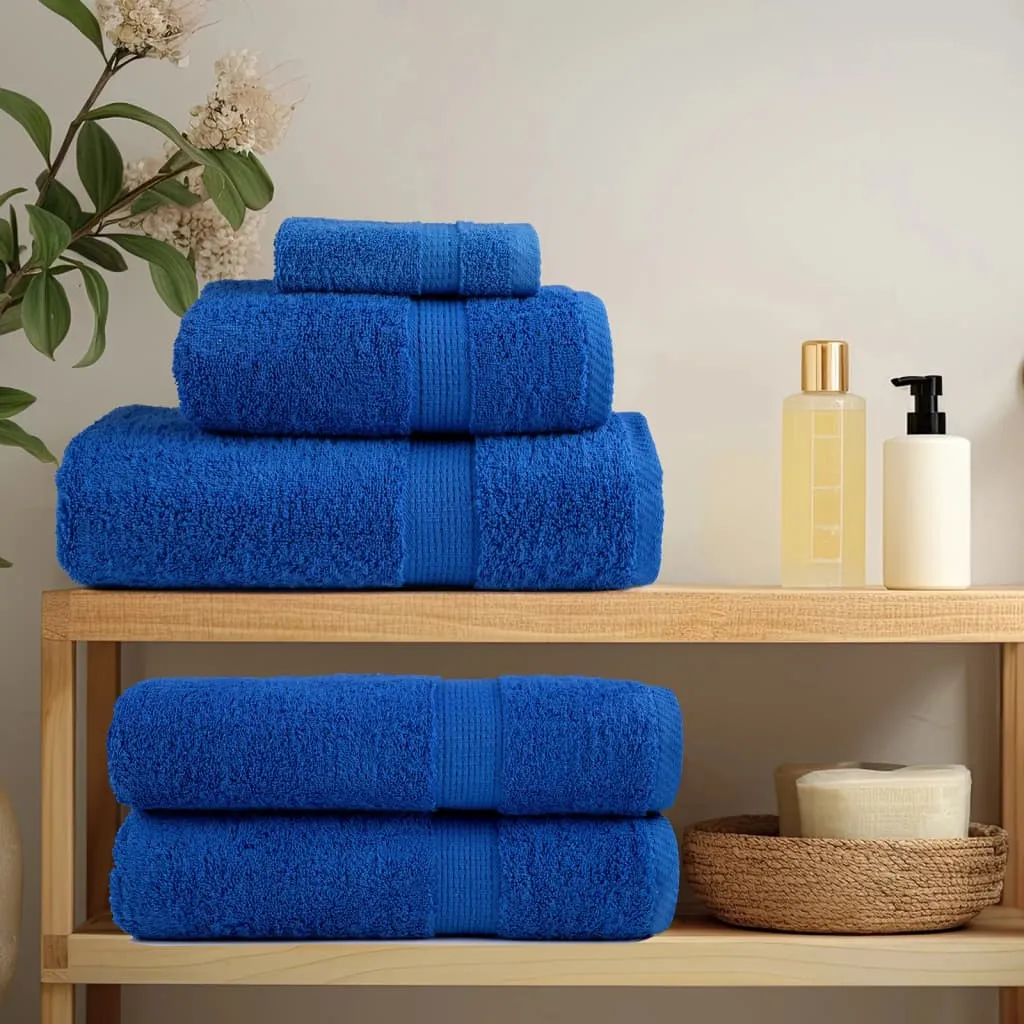 Premium Bath Towels SOLUND 4pcs Blue 100x150cm 600gsm