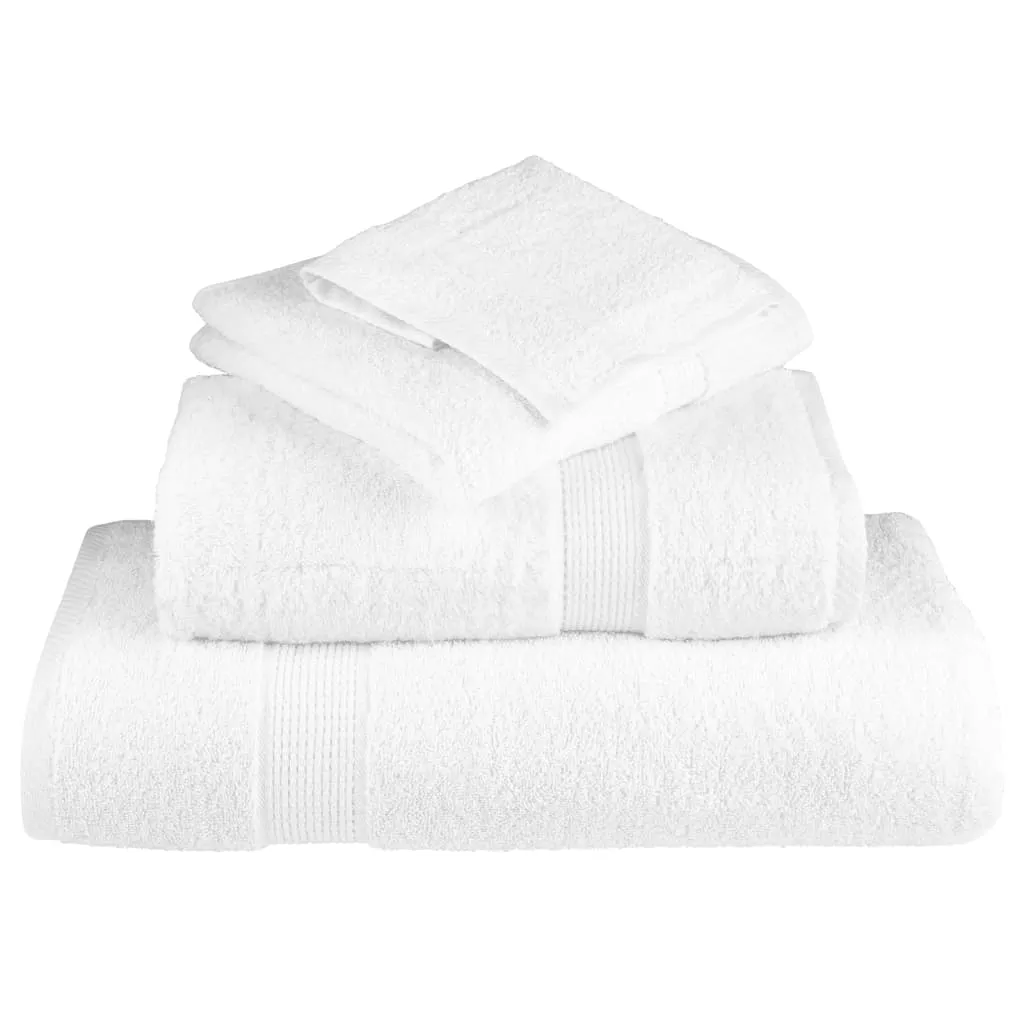 Premium Sauna Towels 25pcs White 80x200cm 600gsm 100% Cotton