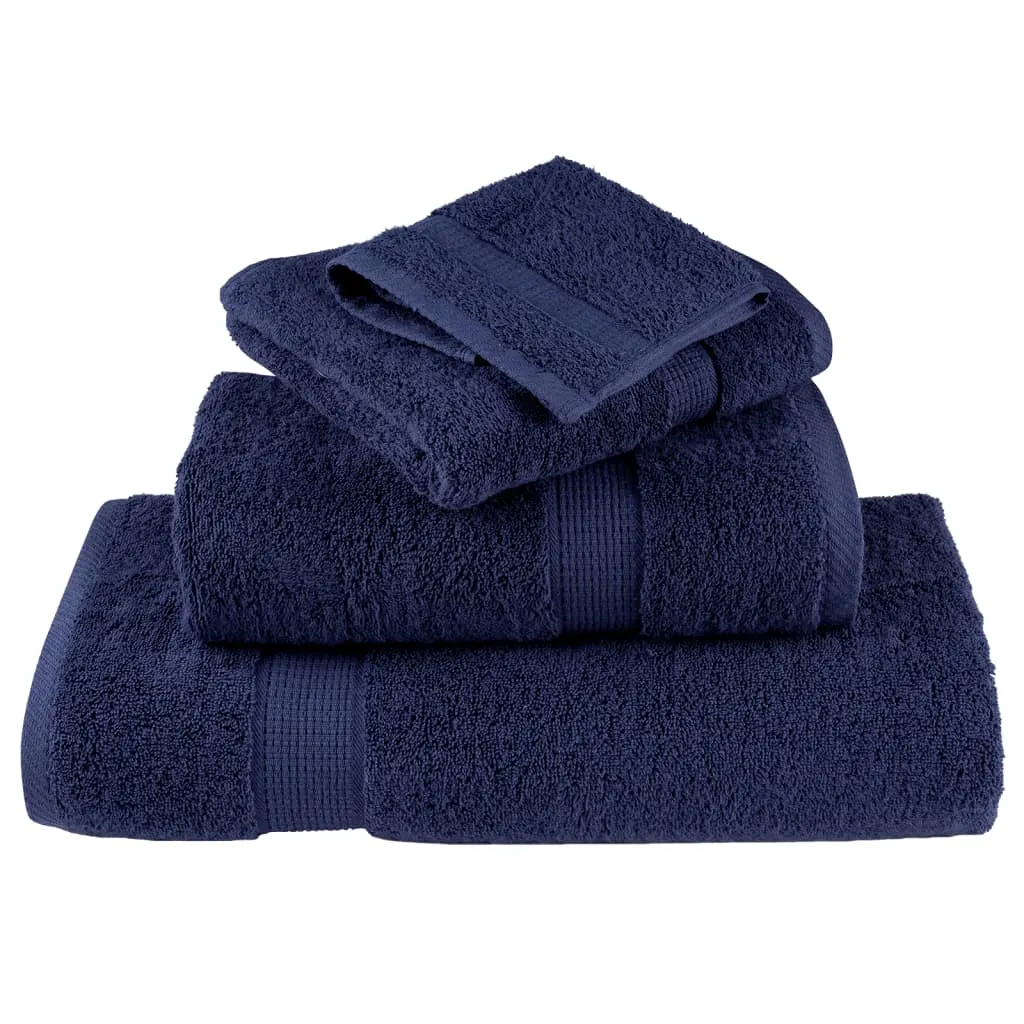 Premium Soap Towels SOLUND 2pcs Navy Blue 30x30cm 600gsm