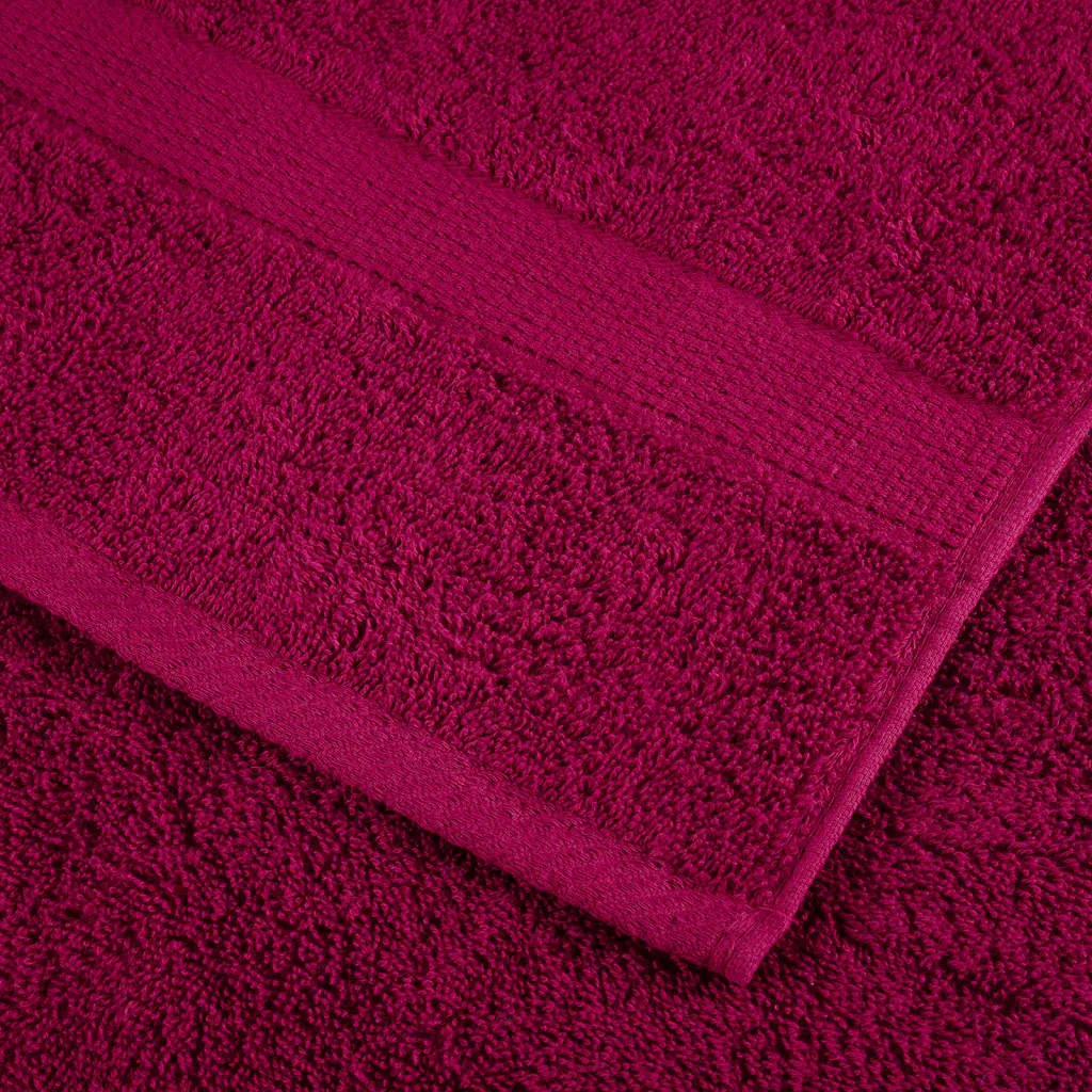 Premium Towels SOLUND 4pcs Bordeaux 100x200cm 600gsm