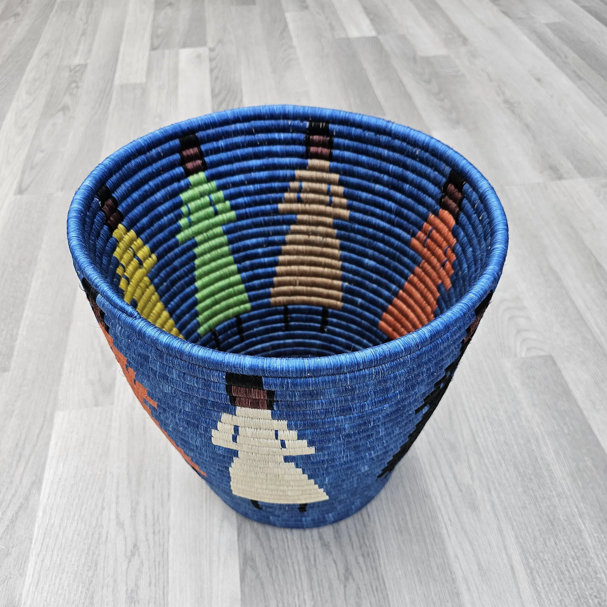 Rwandan Planter Basket / African Storage Basket - Hitimana