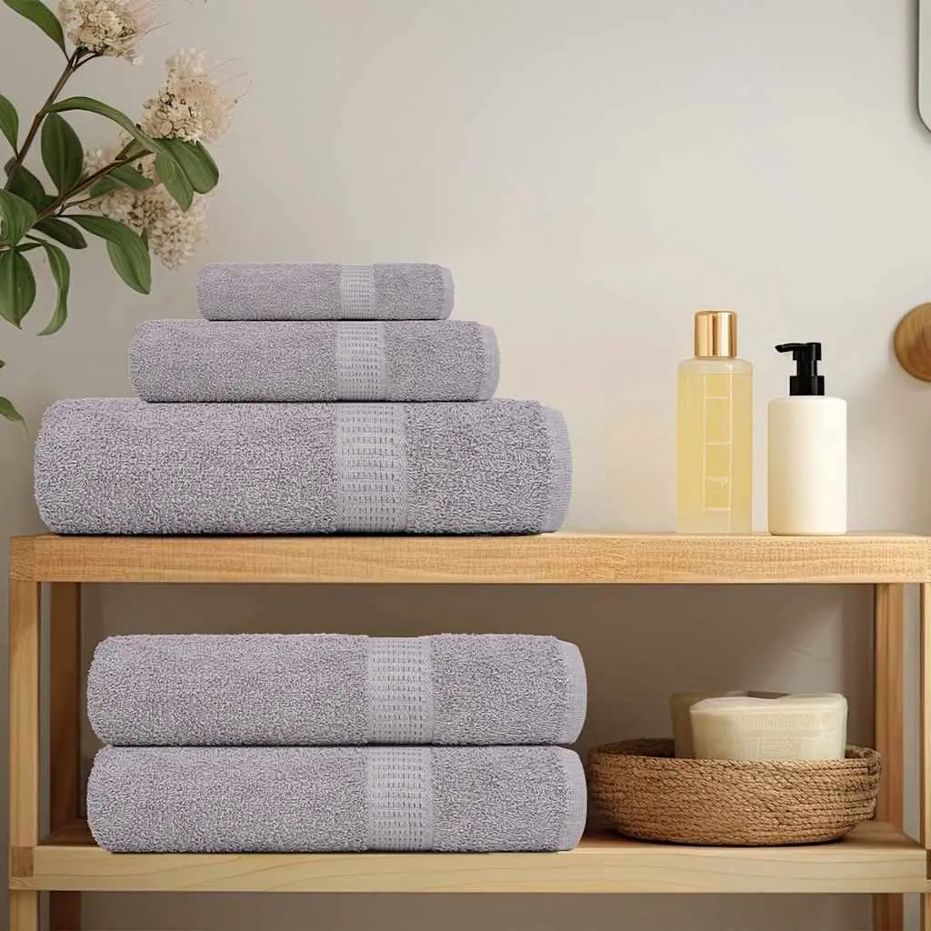 Sauna Towels 2 pcs Grey 80x200 cm 360 gsm 100% Cotton