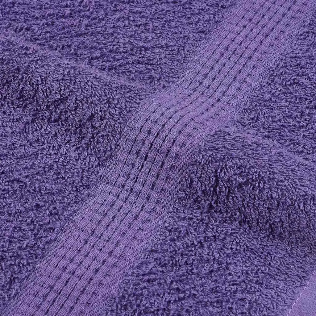 Shower Towels 2 pcs Purple 70x140 cm 360 gsm 100% Cotton