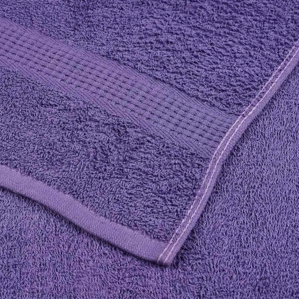 Shower Towels 4 pcs Purple 70x140 cm 360 gsm 100% Cotton