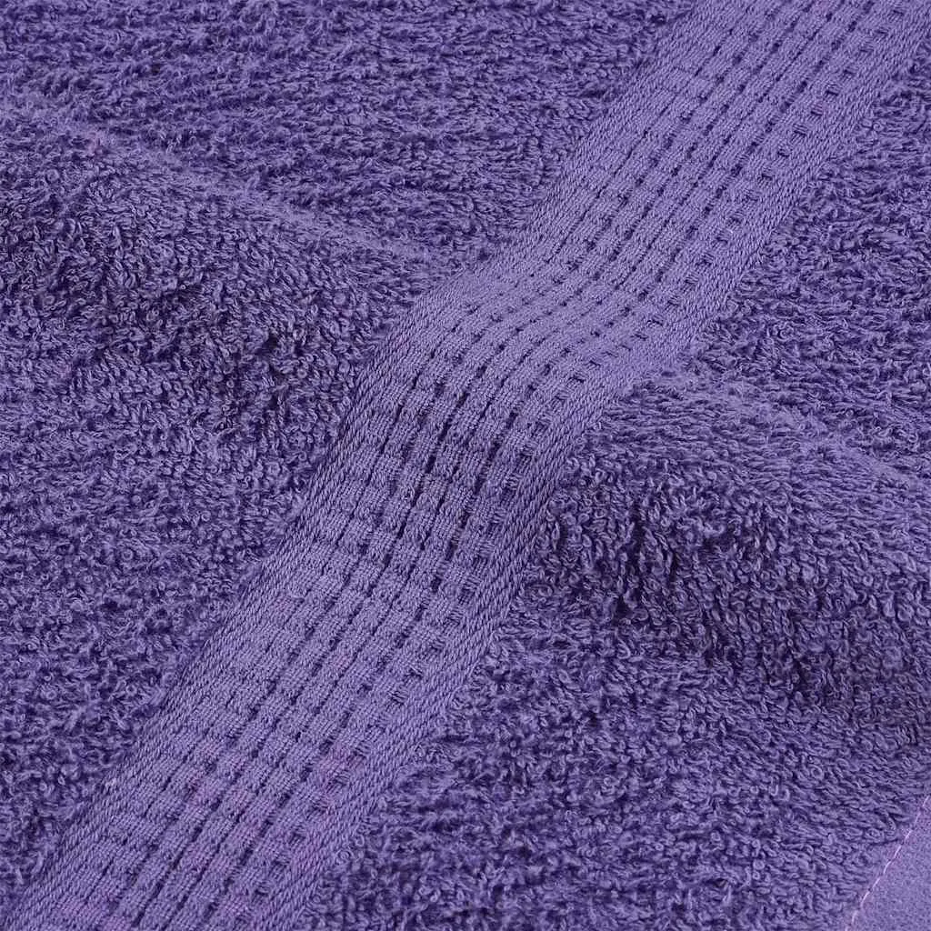 Shower Towels 4 pcs Purple 70x140 cm 360 gsm 100% Cotton