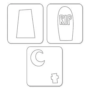 Sizzix Sizzlits Die Set 3PK - Graveyard Set*