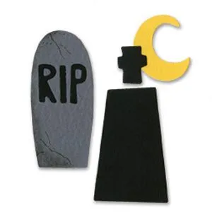 Sizzix Sizzlits Die Set 3PK - Graveyard Set*