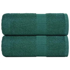 Soap Towels 2 pcs Green 30x30 cm 360 gsm 100% Cotton