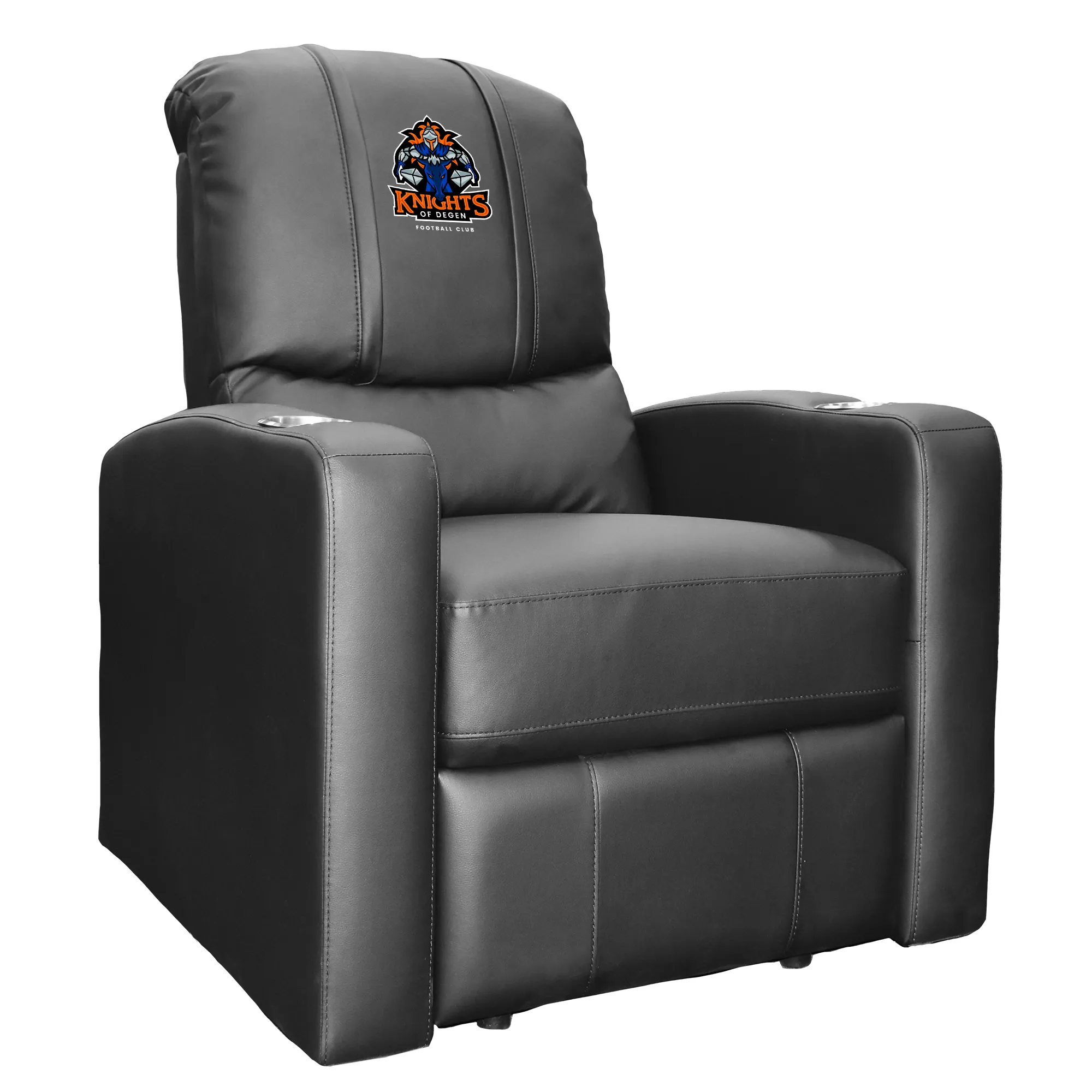 Stealth Recliner with Knights of Degen Primary Logo