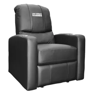 Stealth Recliner with  Las Vegas Raiders Secondary Logo