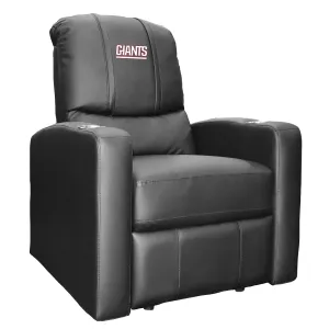 Stealth Recliner with  New York Giants Secondary Logo