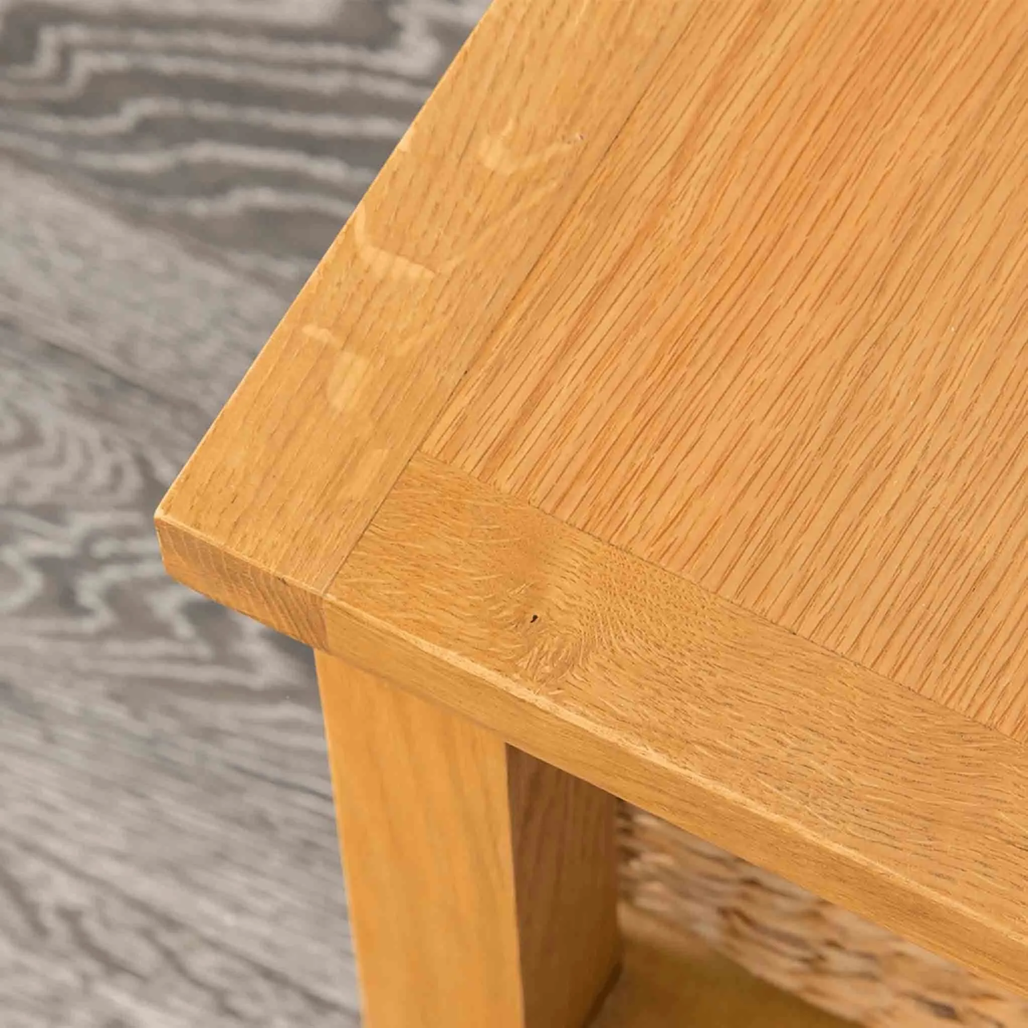 Surrey Oak Coffee Table with Baskets