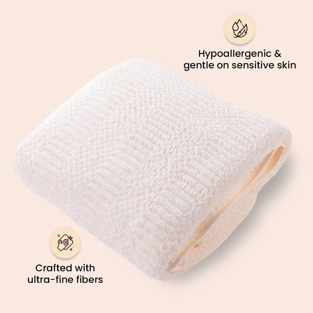 The Better Home Microfiber Bath Towel for Bath | Soft, Lightweight, Absorbent and Quick Drying Bath Towel for Men & Women | 140cm X 70cm (Pack of 4, Pink Beige) (Pack of 2, Beige Pink)