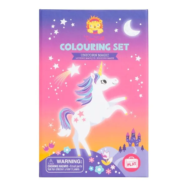 Tiger Tribe TT6-0237 Colouring Set - Unicorn Magic