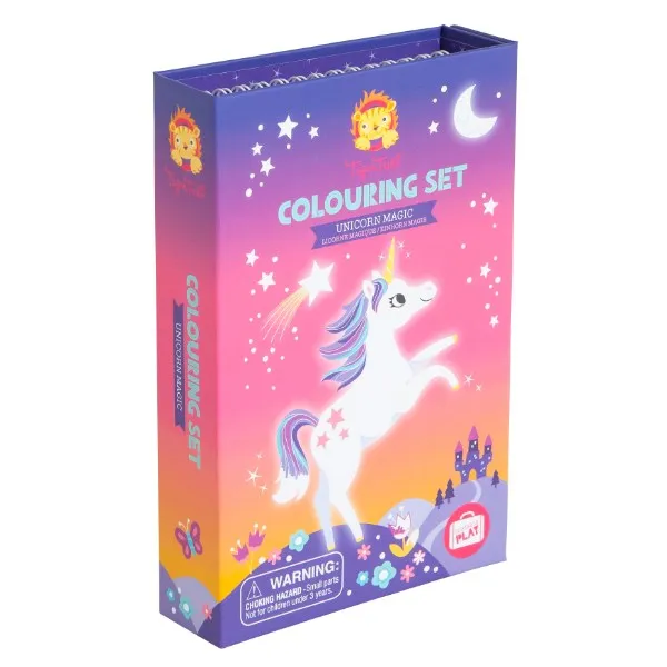 Tiger Tribe TT6-0237 Colouring Set - Unicorn Magic