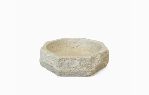 Travertine 11" Marble Bowl