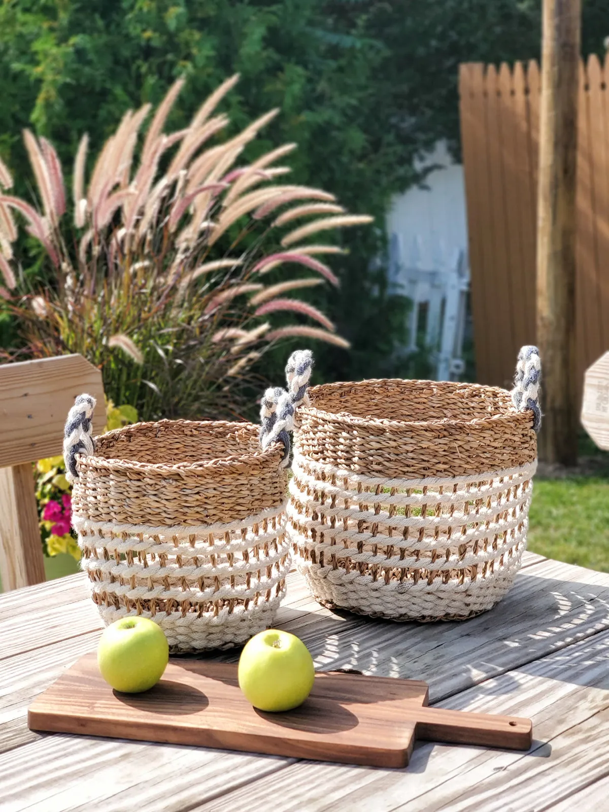 Ula Mesh Basket | White