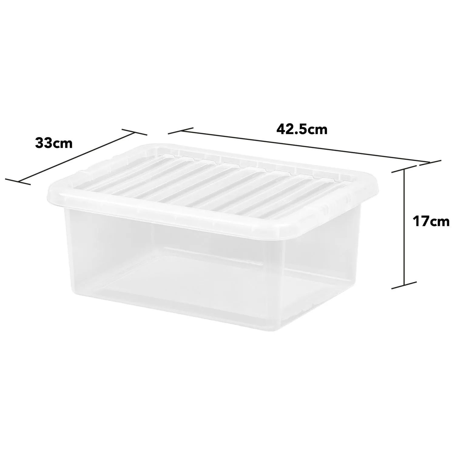 Wham Crystal Storage Box w/ LId