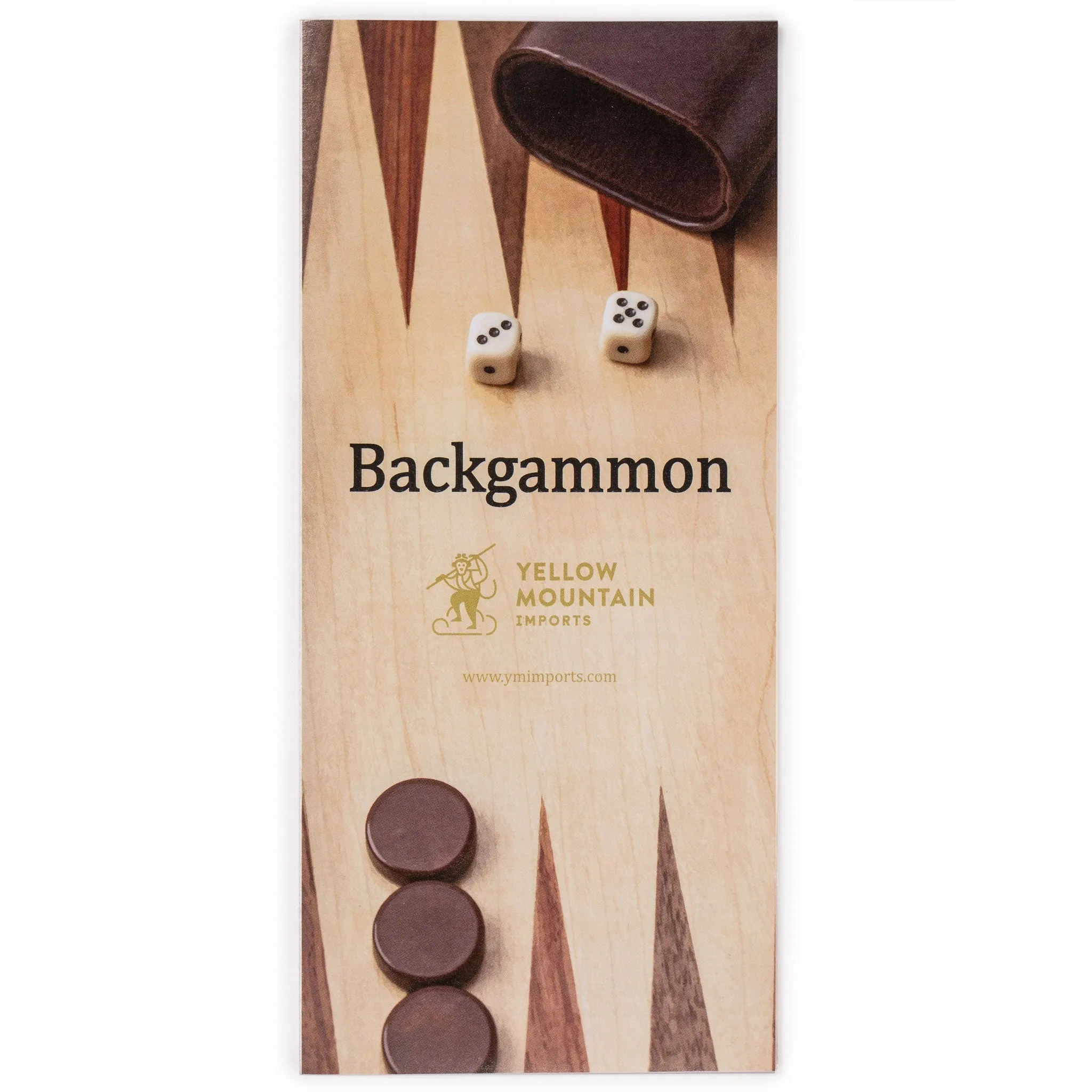 Wooden Inlaid Backgammon Game Set, "Sentinel" - 11"